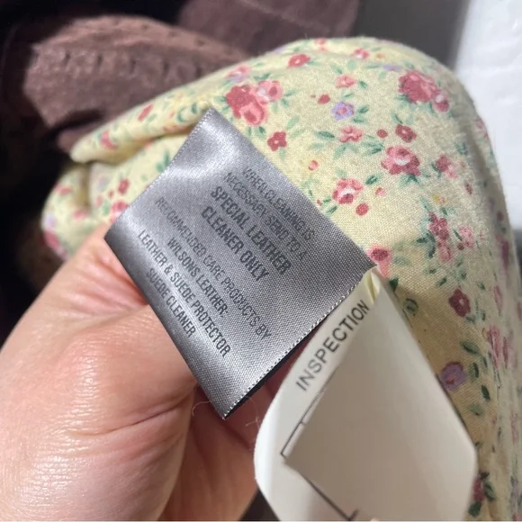 Wilsons Leather suede Brown Trench Coat with Faux Fur Collar - Picture 12 of 12